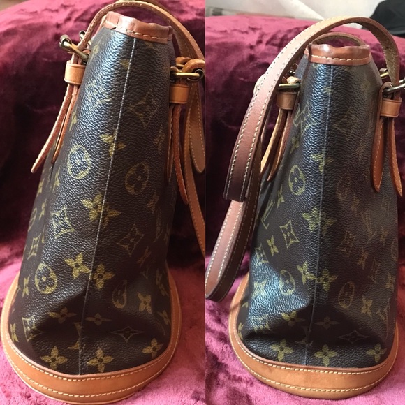 Auth Louis Vuitton monogram bucket bag pm vintage - Picture 3 of 8